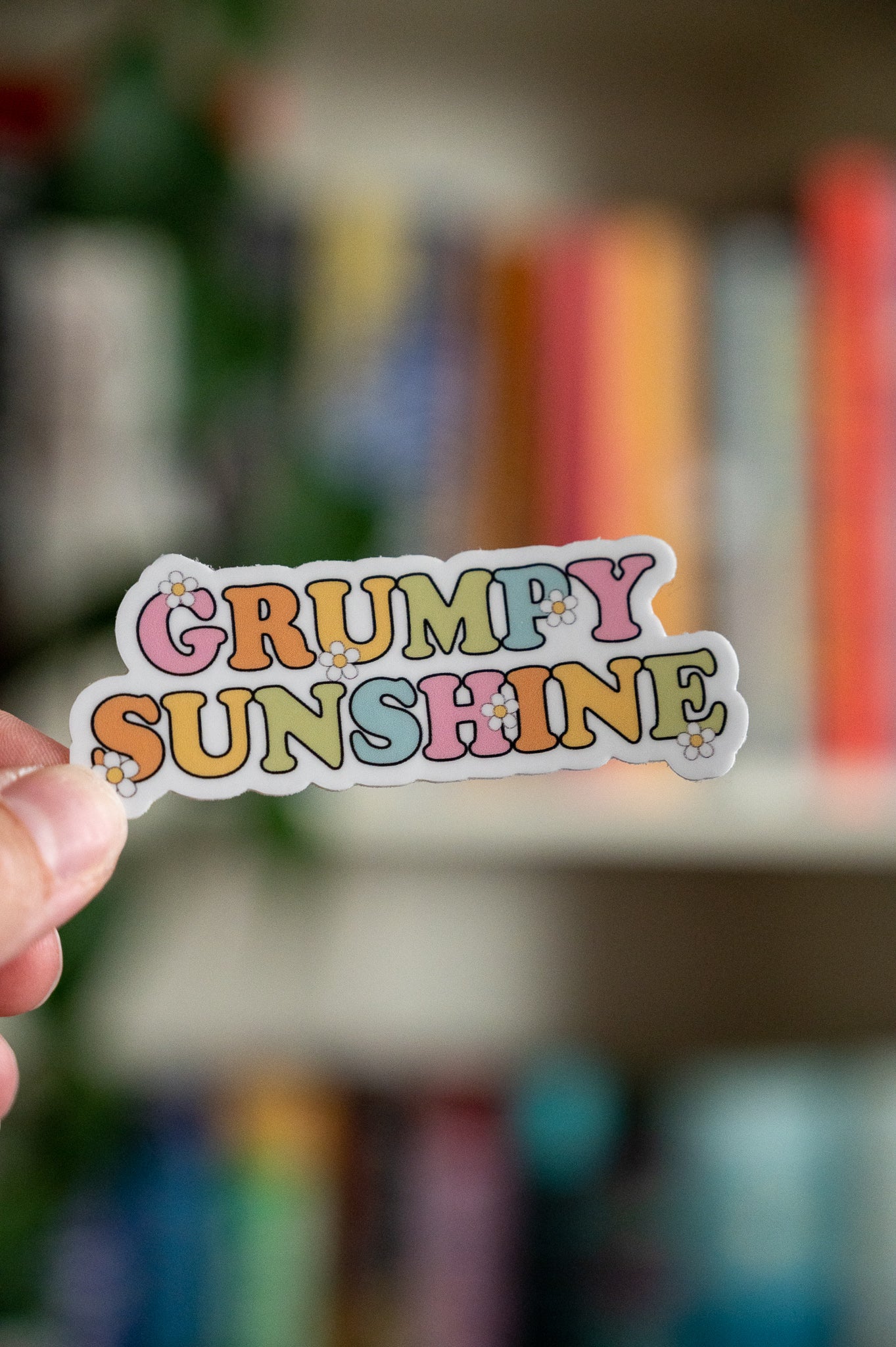 Grumpy Sunshine Tarot Card Vinyl Sticker – Created By Kelci