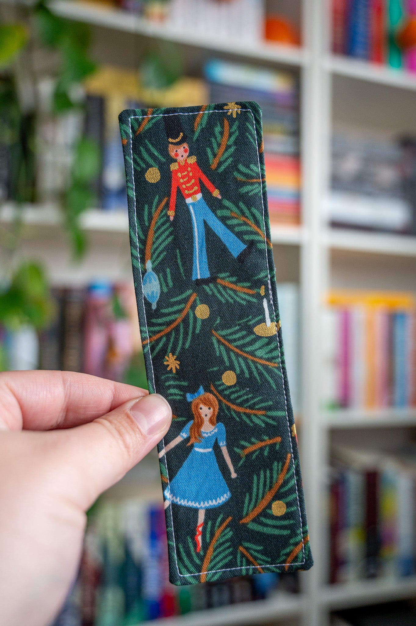 Nutcracker Fabric Bookmark
