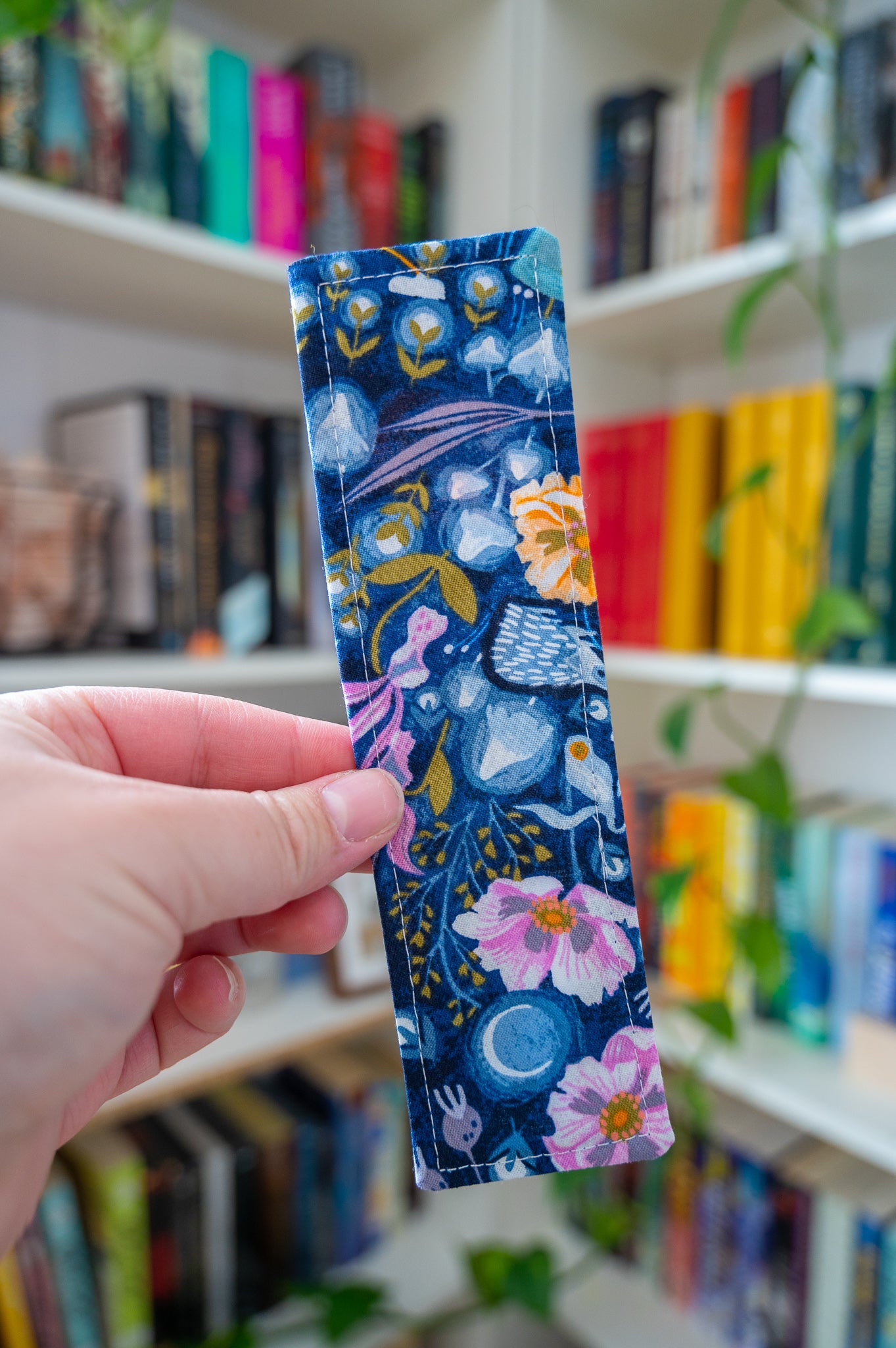 Whimsical Summer Fabric Bookmark