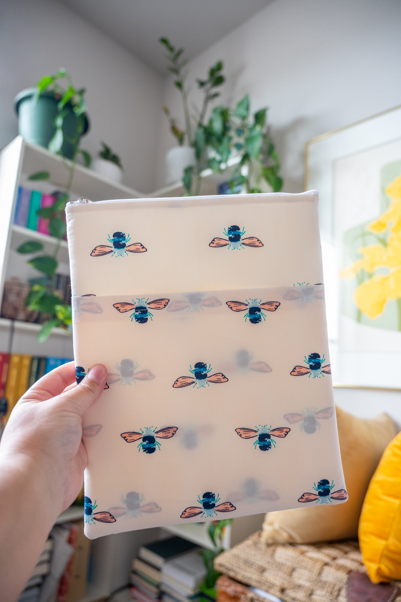 Colorful Bee Book Sleeve