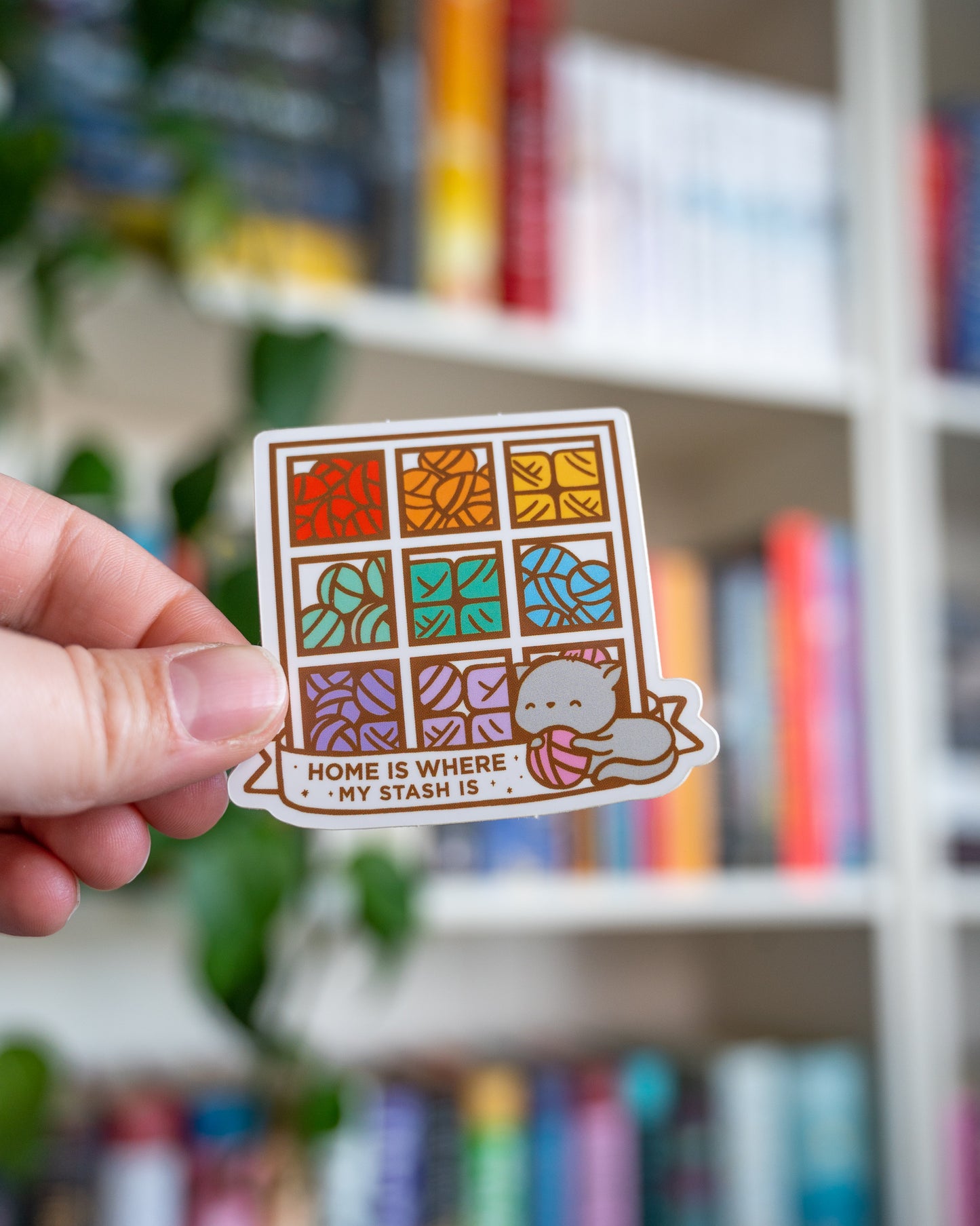 Yarn Stash Vinyl Sticker