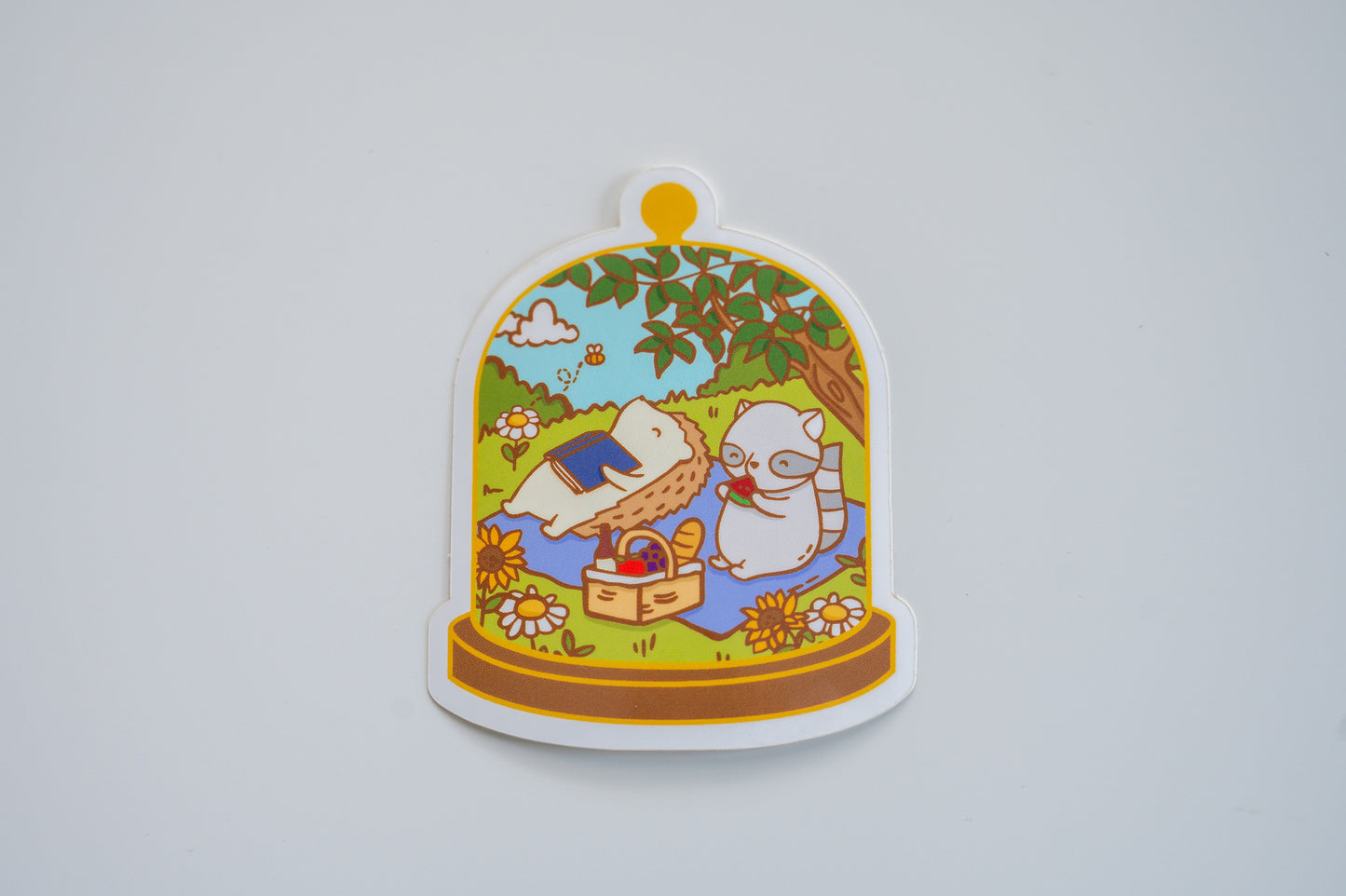 Little Worlds Summer Day Vinyl Sticker