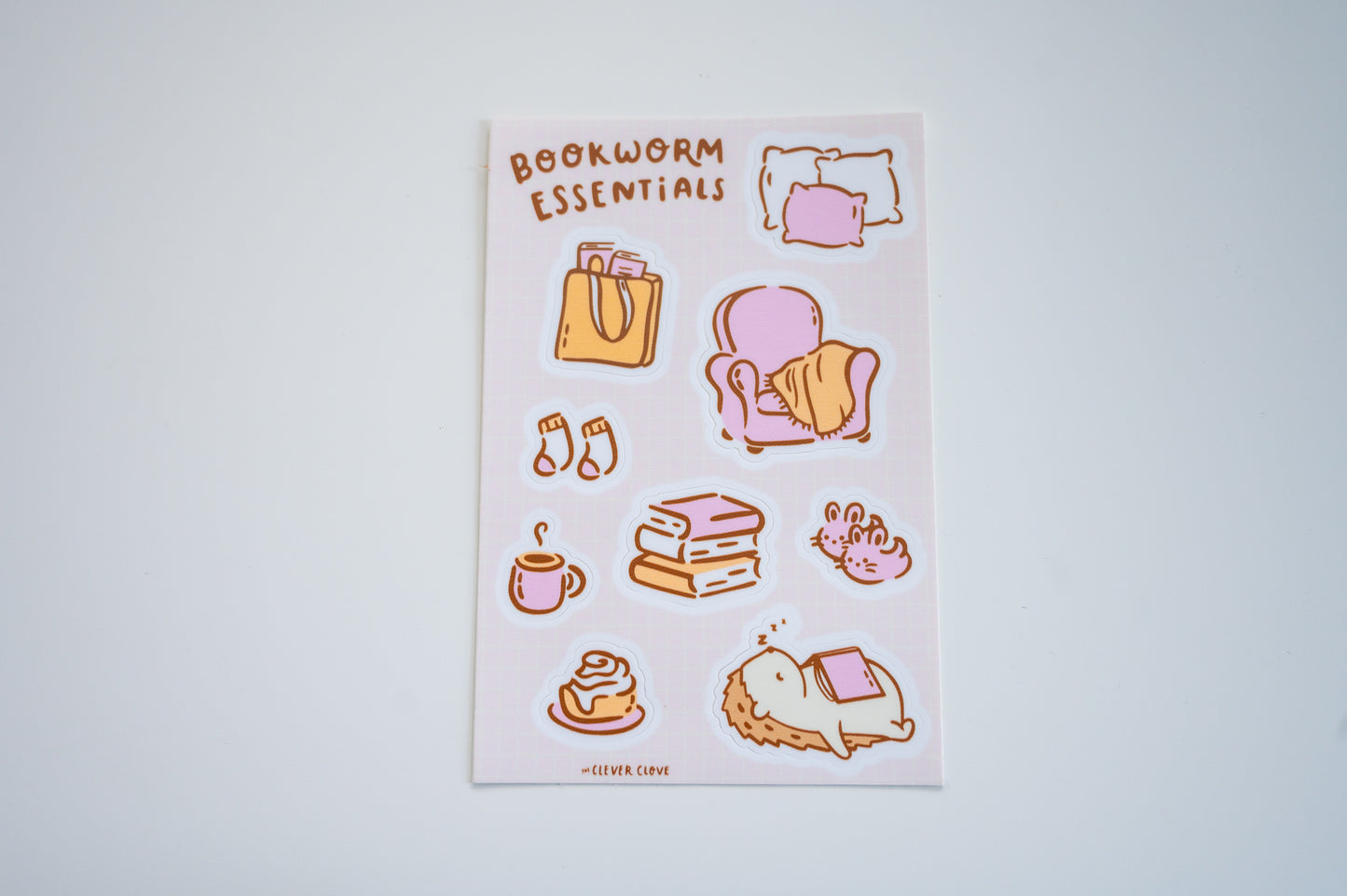 Bookworm Essentials Sticker Sheet