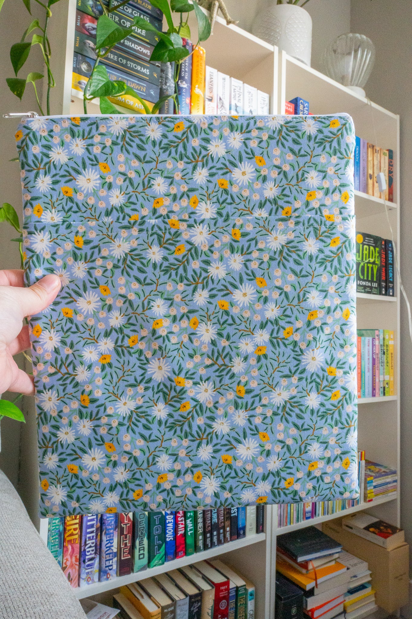 Daisy Fields in Blue iPad Sleeve