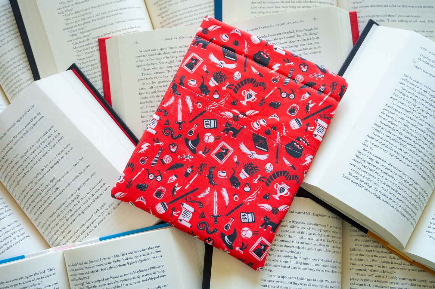 Magical Book Sleeve in Red