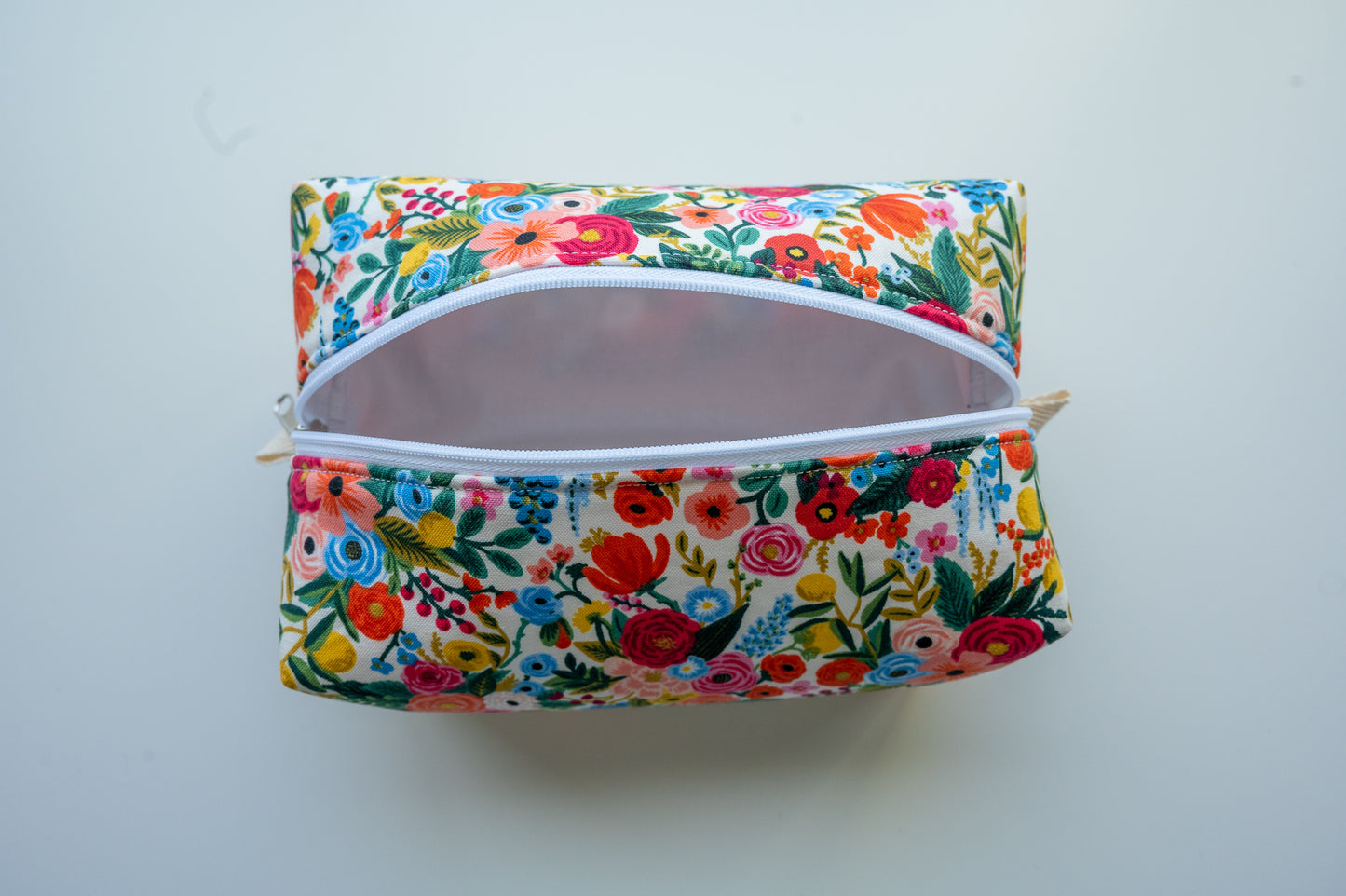 Valerie Boxy Zippered Makeup Pouch