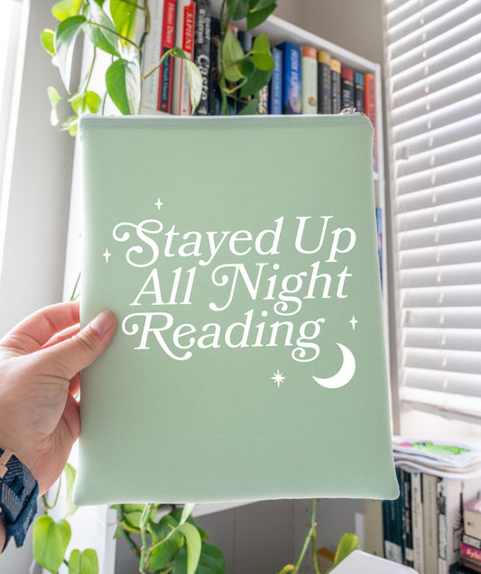 Stayed Up All Night Reading Sleeve - Customizable
