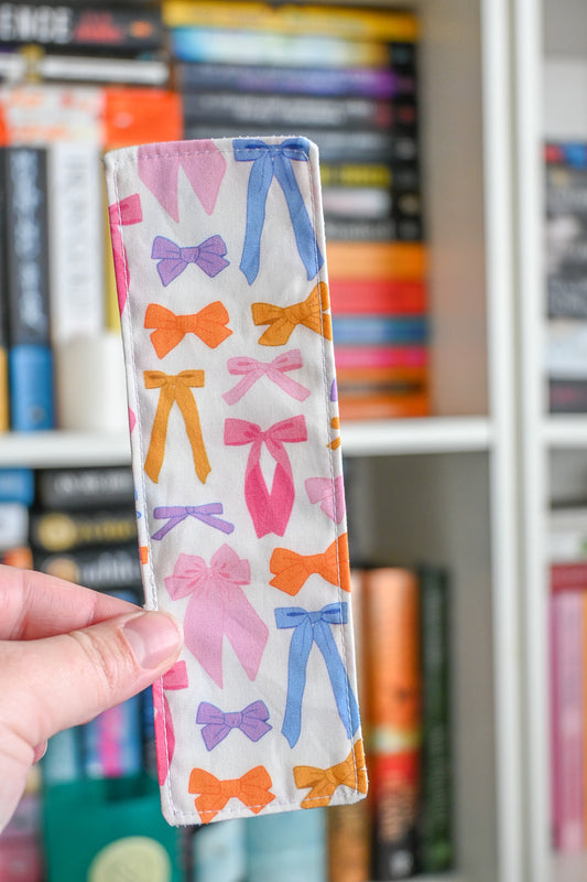 Bow Dreams Fabric Bookmark