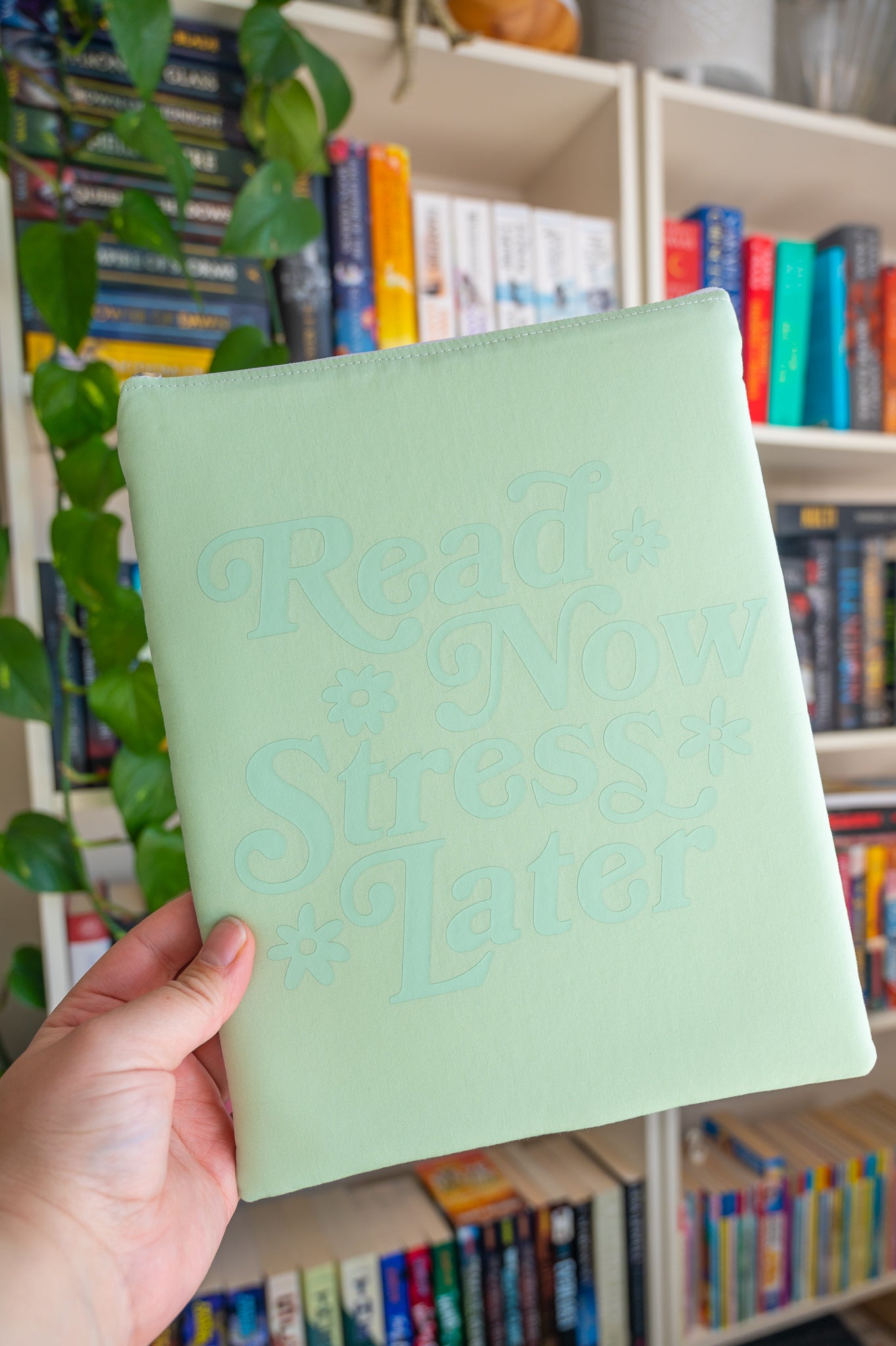 Read Now Stress Later Paperback Book Sleeve