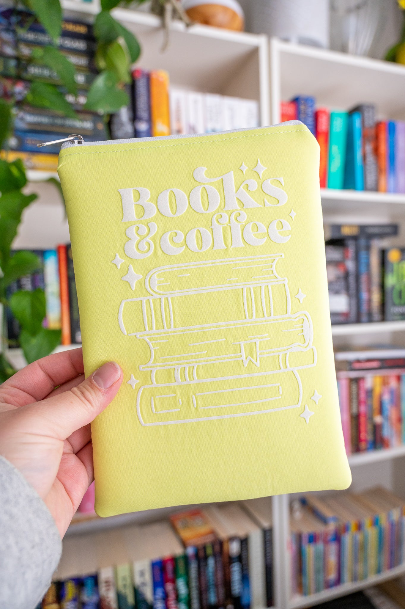 Books and Coffee Kindle Sleeve
