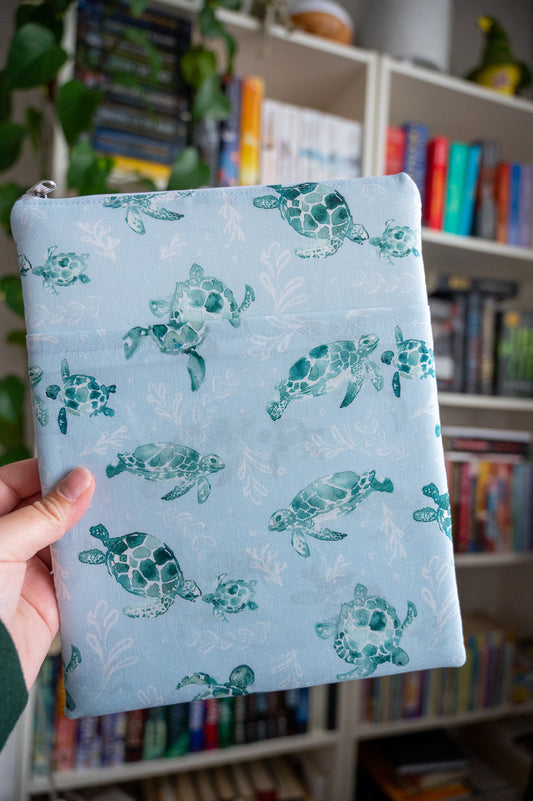 Watercolor Turtles Book Sleeve