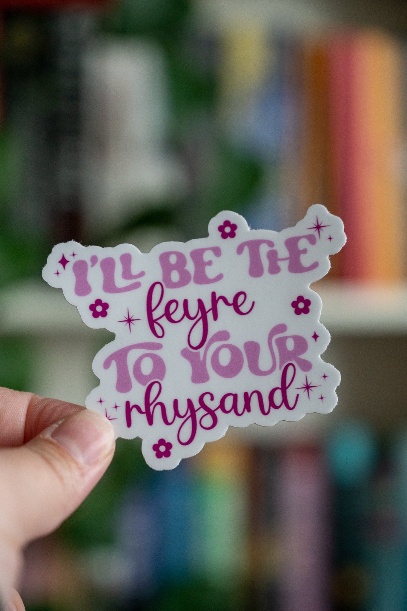 Feyre and Rhysand Vinyl Sticker