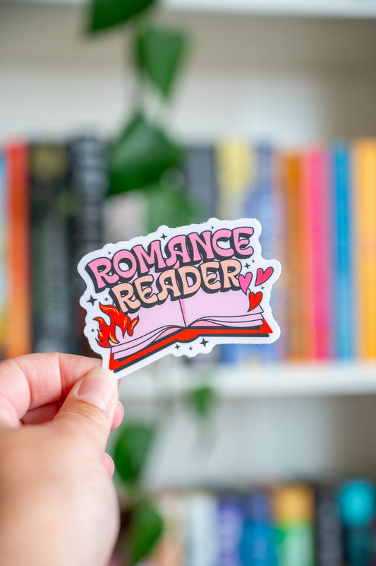 Romance Reader Vinyl Sticker