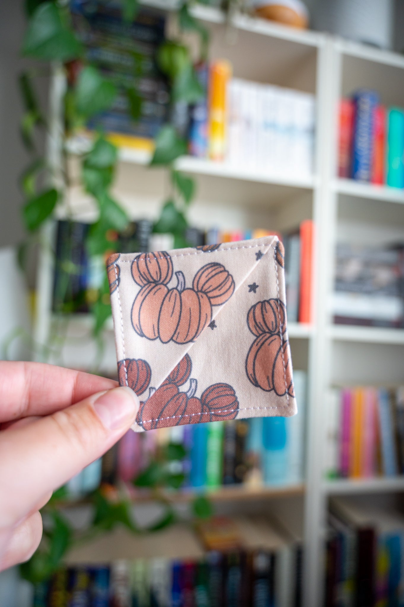 Whimsical Pumpkins Corner Bookmark