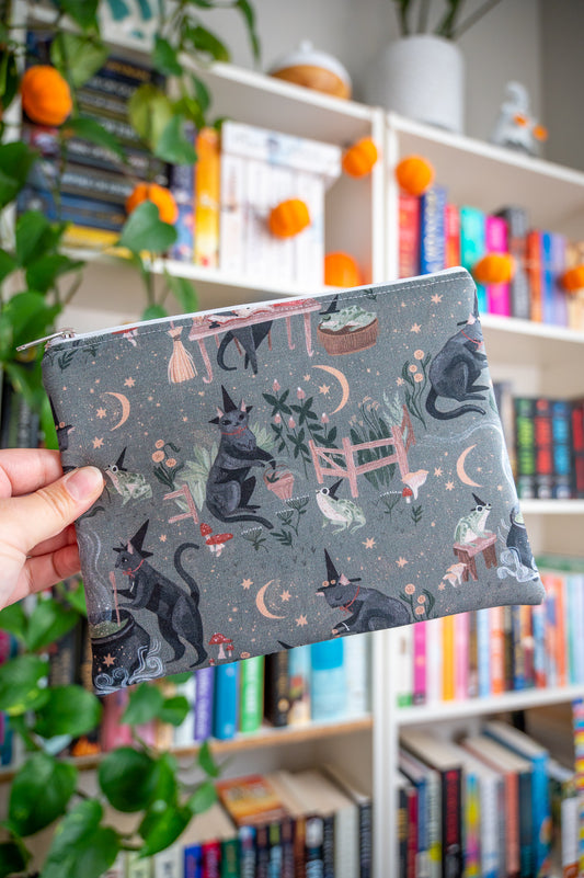 Goblincore Cats and Frogs Kindle Sleeve