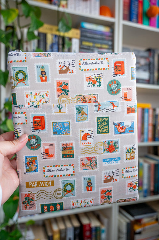 Winter Stamps Book Sleeve