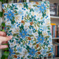 Blue Poinsettia Floral Book Sleeve
