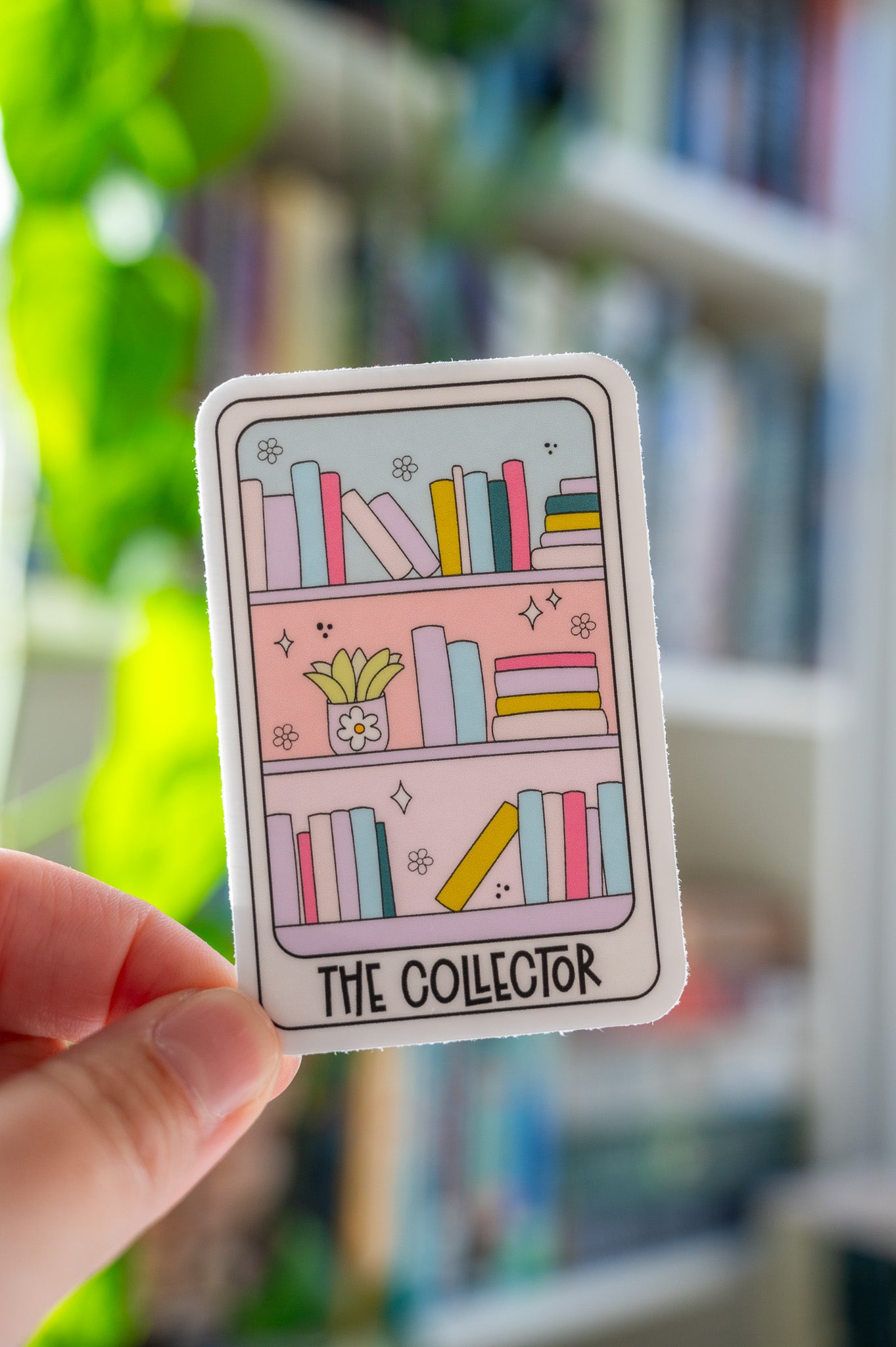 The Collector Tarot Card Vinyl Sticker