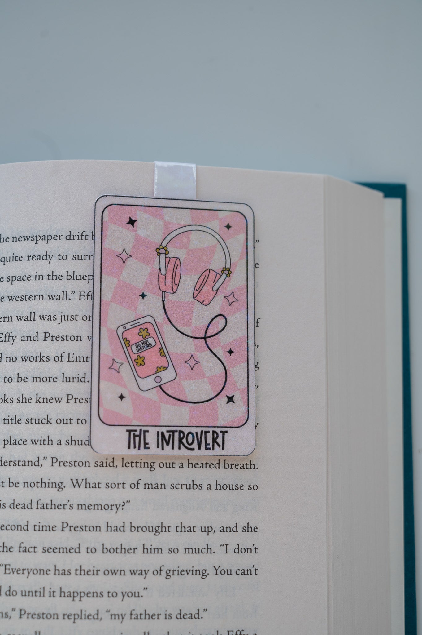 The Introvert Tarot Card Magnetic Bookmark