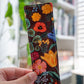Blossom in Burgundy Fabric Bookmark
