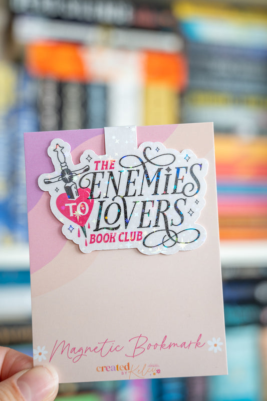 The Enemies to Lovers Book Club Magnetic Bookmark