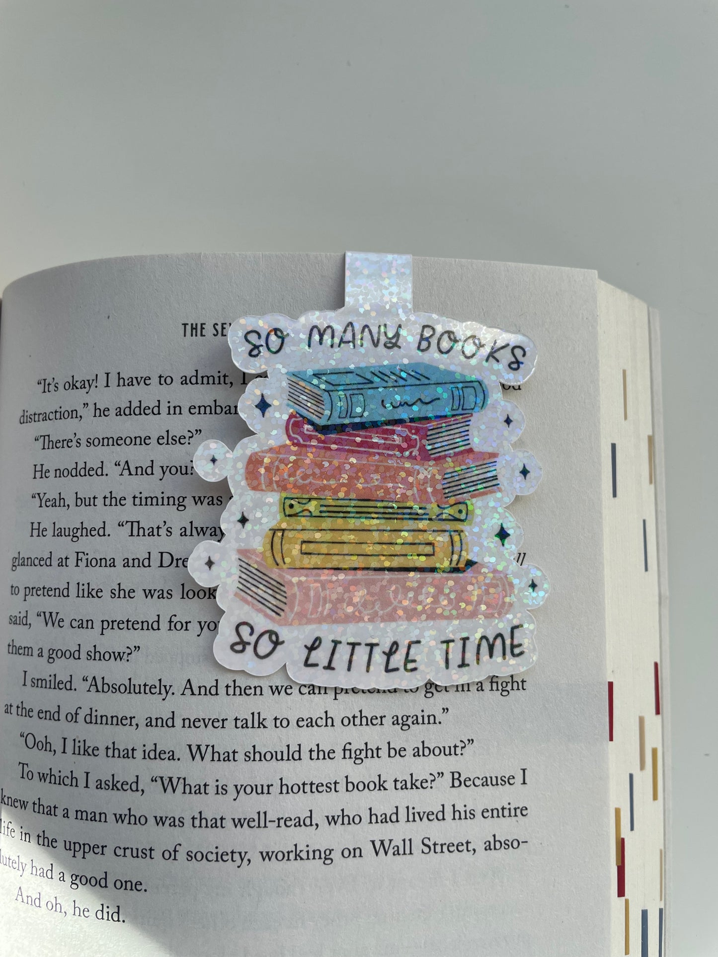 So Many Books So Little Time Magnetic Bookmark