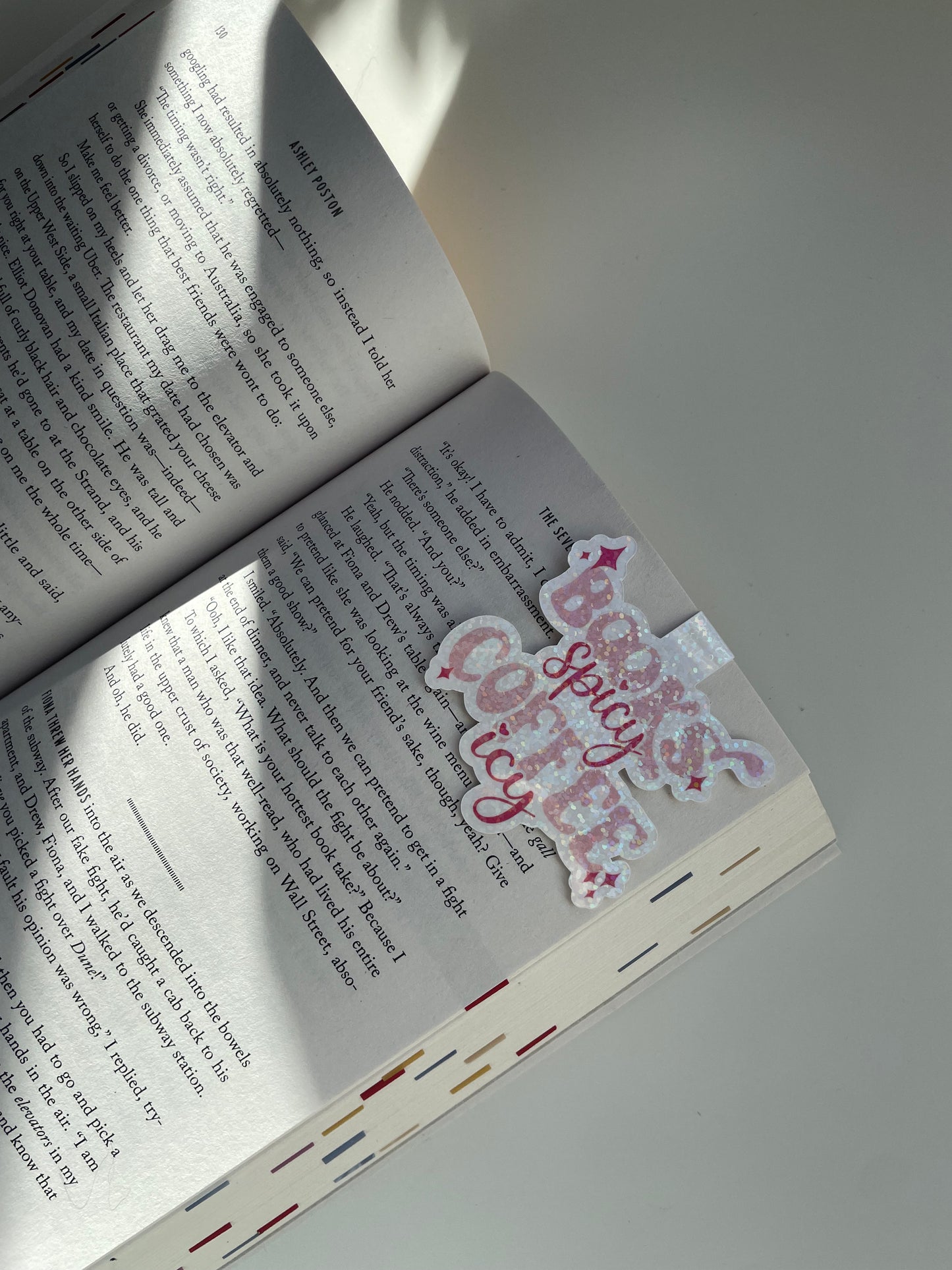 Books Spicy Coffee Icy Magnetic Bookmark