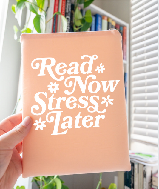 Read Now Stress Later Sleeve - Customizable