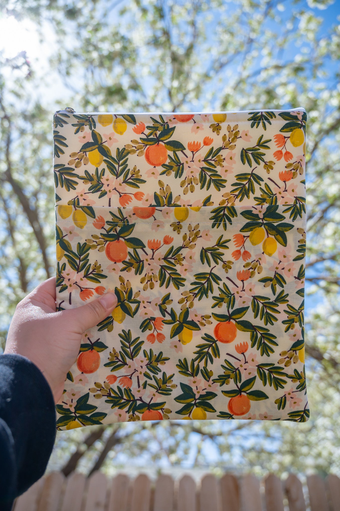 Citrus Florals Book Sleeve