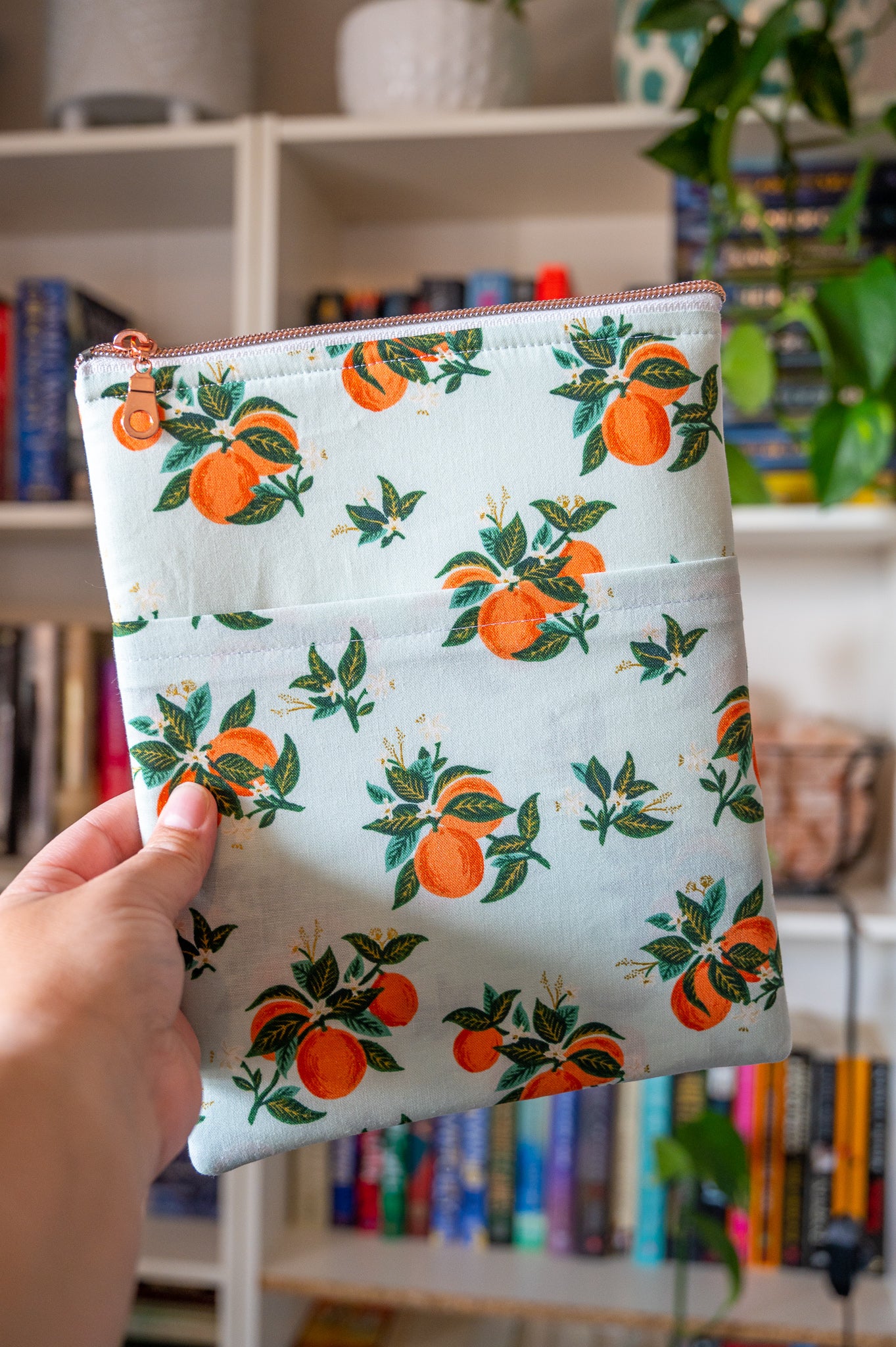 Mint and Oranges Book Sleeve