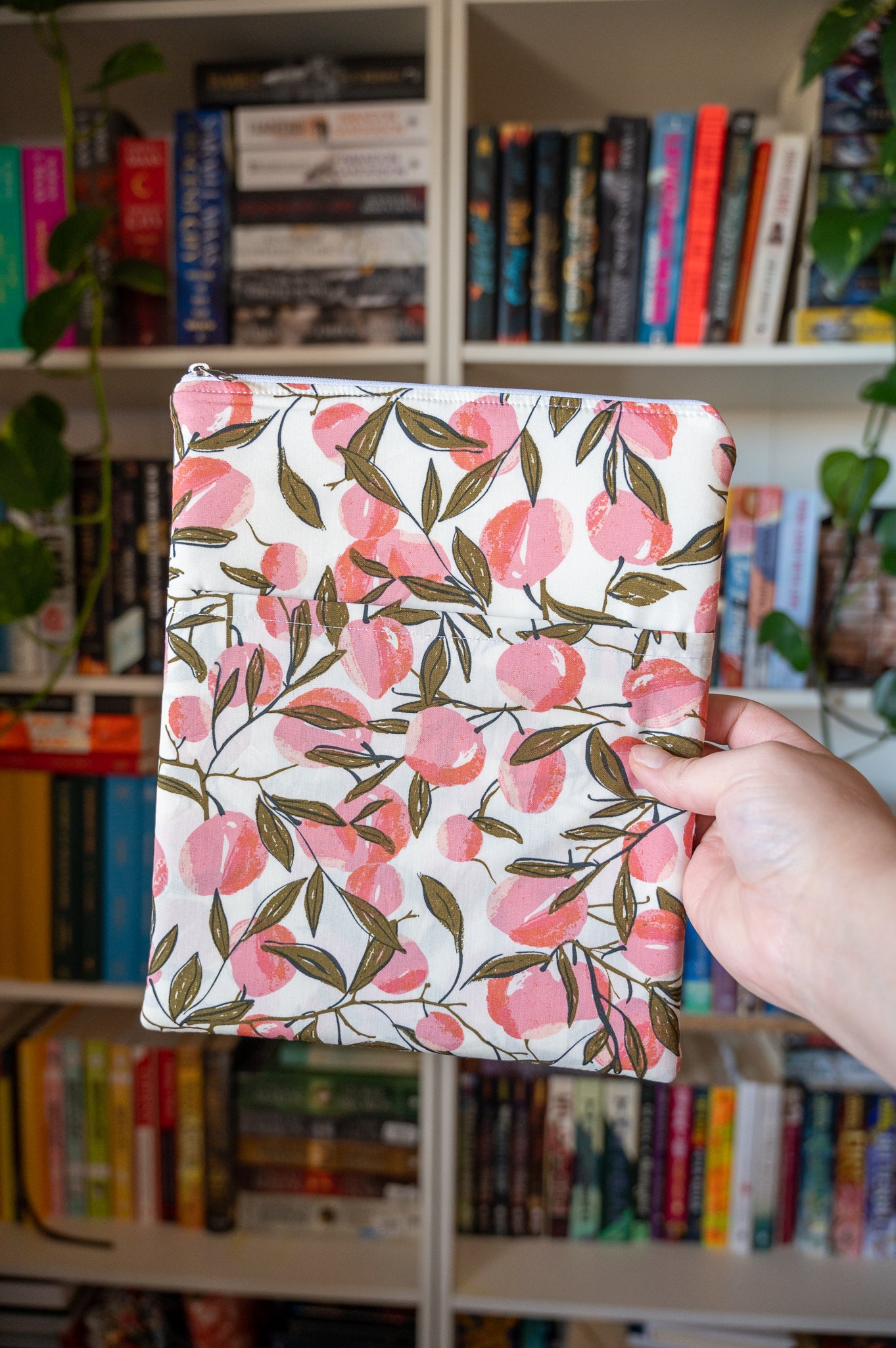 Peaches and Vines Book Sleeve