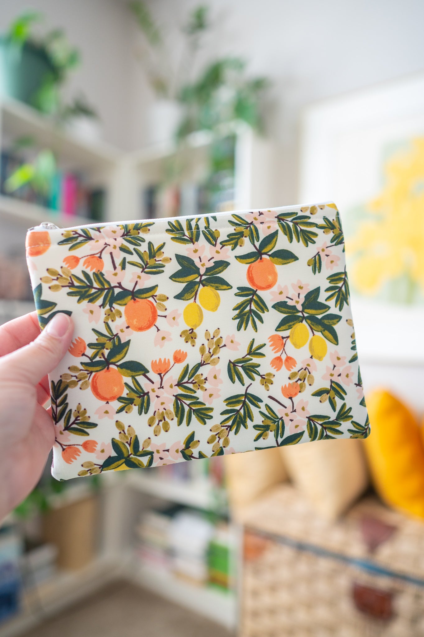 Citrus Florals Kindle Sleeve With Zipper