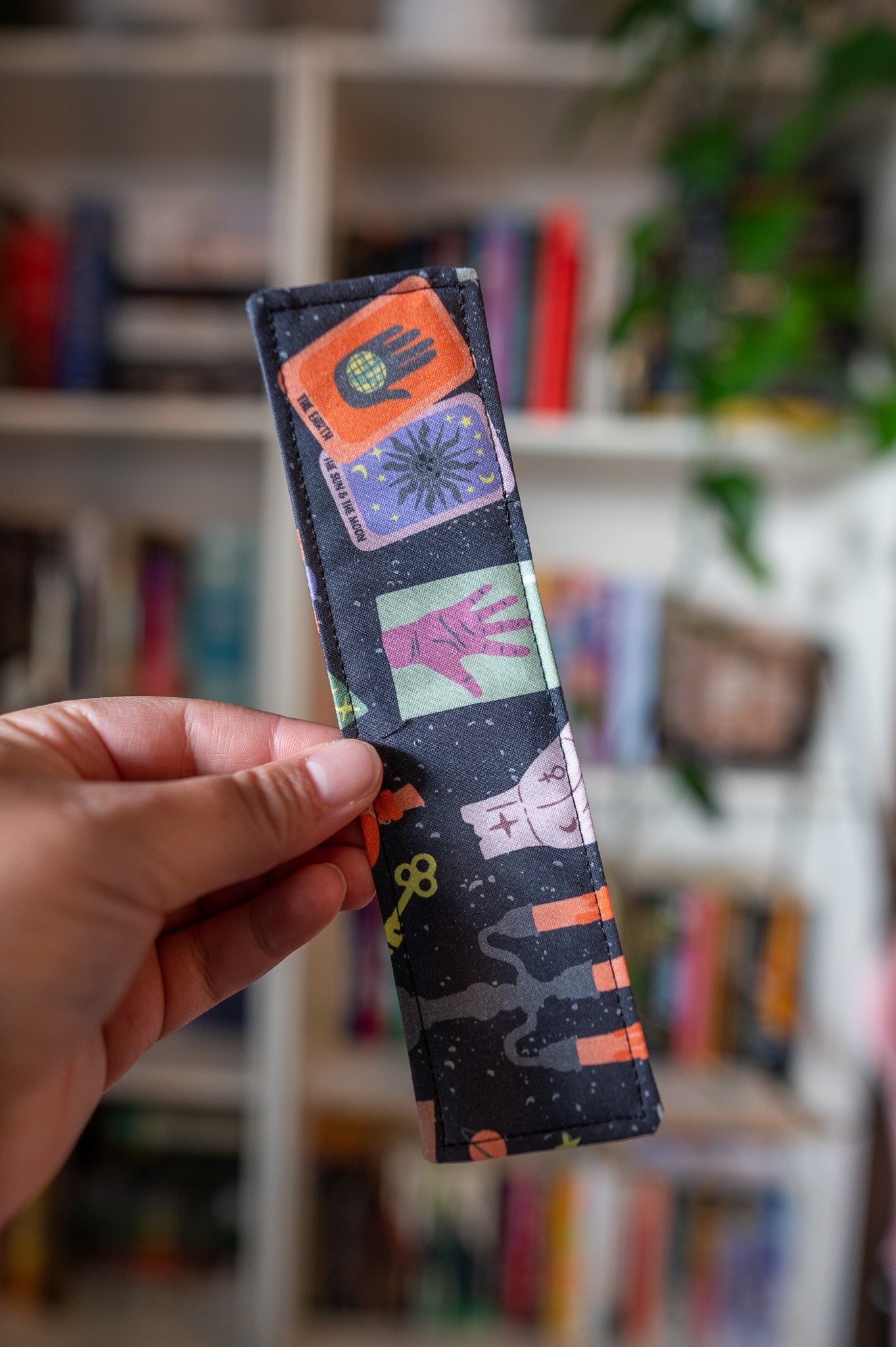 Mystical Halloween Fabric Bookmark