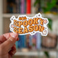Orange Spooky Season Sticker