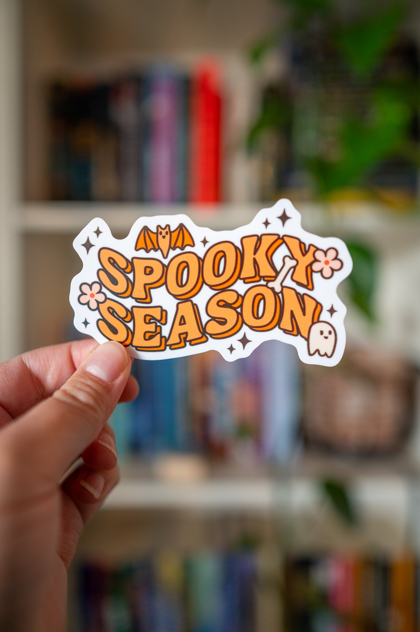 Orange Spooky Season Sticker