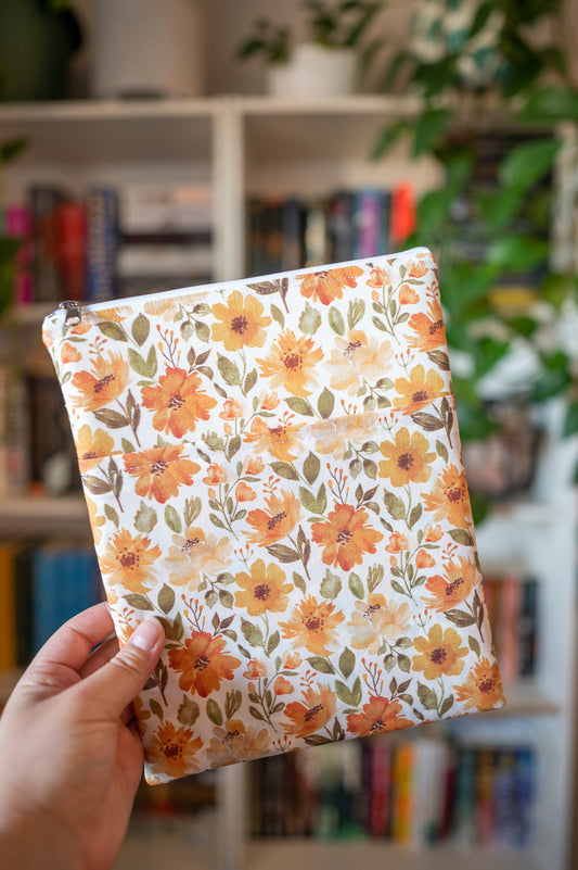 Autumn Florals Book Sleeve