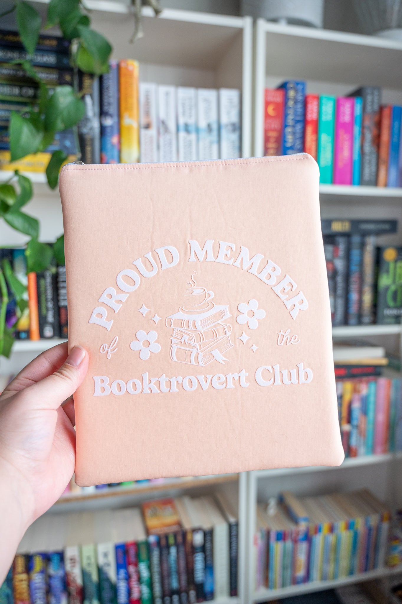 Booktrovert Club Paperback Book Sleeve