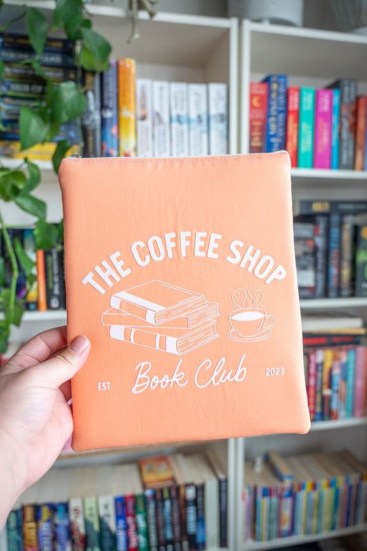 The Coffee Shop Book Club Paperback Book Sleeve