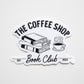 Coffee Shop Book Club Vinyl Sticker
