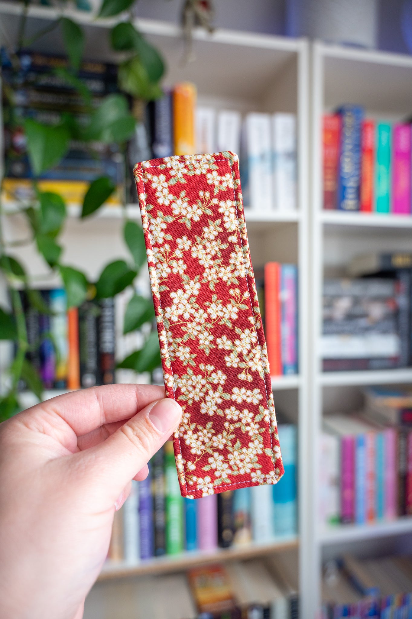 Cherry Blossom Fabric Bookmark