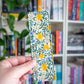 Daisy Fields in Cream Fabric Bookmark