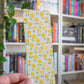 Lemon Floral Watercolor Bookmark