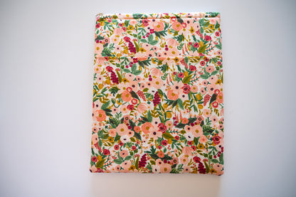 Red/Pink Flowers Book Sleeve