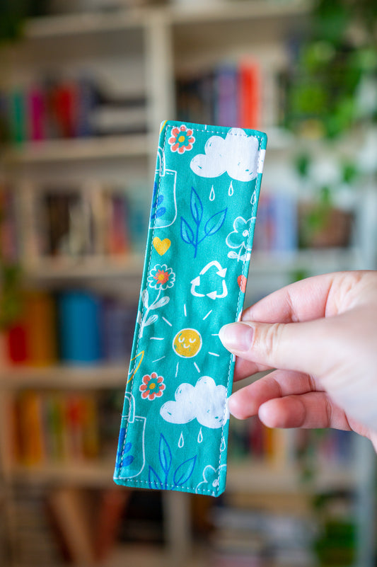 All Things Earthy Fabric Bookmark